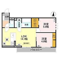 物件の間取り