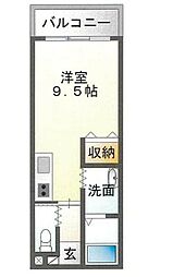 ケア付住宅さくらマンション ワンルームの間取図画像