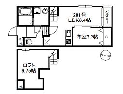 フォーサイト県庁西 1LDKの間取図画像