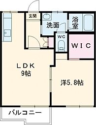 Lifeinnこいけ 1LDKの間取図画像