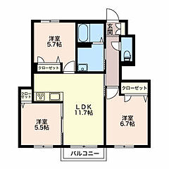 物件の間取り