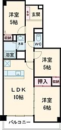 Do鶴見 3LDKの間取図画像