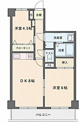 CENTURY吹上 2LDKの間取図画像