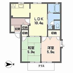 物件の間取り