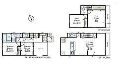 マイホームネクスト古市場 1号棟 2SLDKの間取図画像