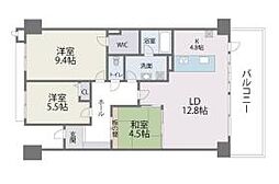 アイランドシティインフィニガーデンS棟 3LDKの間取図画像