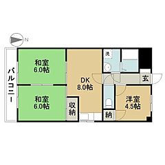 物件の間取り