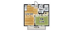 ハイツ大泉 1LDKの間取図画像