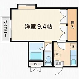 STAYニュータイプビル 1Kの間取図画像