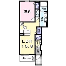 グランデ・カーサ・エイ 1LDKの間取図画像