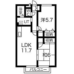 物件の間取り