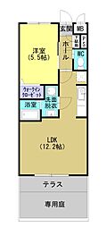 仮称)ベーシック山下町 1LDKの間取図画像
