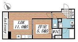 市原市白金町3丁目マンション 1LDKの間取図画像