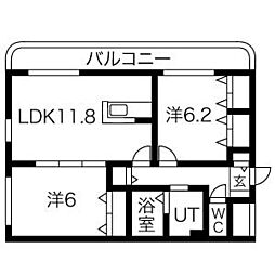 白石駅 6.9万円