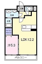 コンフォートーヴィーヴル 1LDKの間取図画像