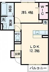 ロイヤルやつえ 1LDKの間取図画像