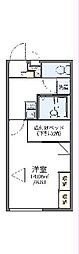 レオパレスドゥ・ボワ 1Kの間取図画像