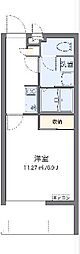 クレイノアリエック 1Kの間取図画像