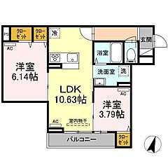 物件の間取り