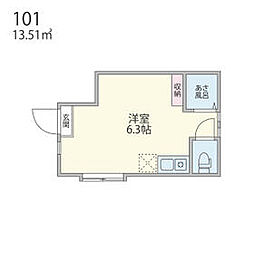 間取図画像 ワンルーム