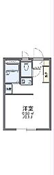 レオパレス中央 1Kの間取図画像