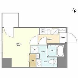 HY's品川南大井 1Kの間取図画像