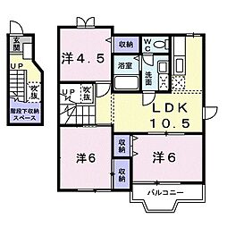 間取図画像 3LDK
