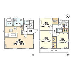Kolet武蔵増戸#02 1階3LDKの間取り