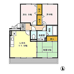 間取図画像 3LDK