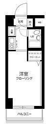 西武新宿線 井荻駅 徒歩4分の賃貸マンション 5階1Kの間取り