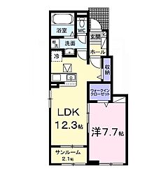 間取図画像 1LDK