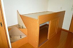 レオパレスメルベーユIV 102 1階1Kのリビング/ダイニング