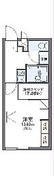 レオパレスTK 1Kの間取図画像
