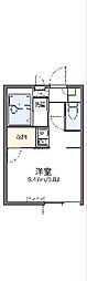 レオパレスヴィラゼルコバ 1Kの間取図画像