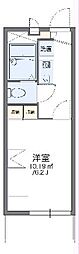 レオパレスチェリーメゾン湘南2 1Kの間取図画像