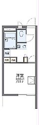 レオパレスアネックスグランドゥール 1Kの間取図画像