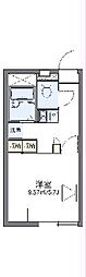 レオパレスカンタービレ 1Kの間取図画像