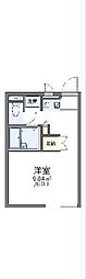 レオパレスマルキタ 1Kの間取図画像
