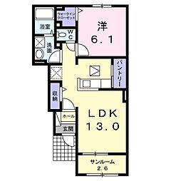 間取図画像 1LDK