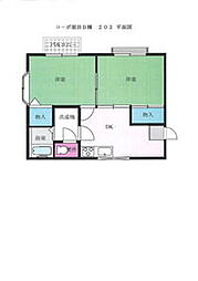 間取図画像 2DK