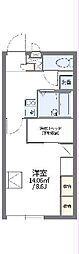 レオパレスアトリウム 1Kの間取図画像
