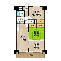 間取図画像 3LDK