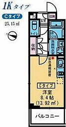 JR総武線 小岩駅 バス9分 公園入口下車 徒歩2分の賃貸マンション 1階1Kの間取り