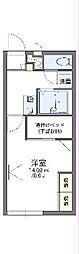 レオパレス向陽 1Kの間取図画像