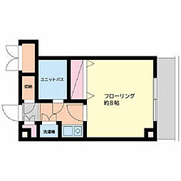 エヌテイコーポ向原 1Kの間取図画像