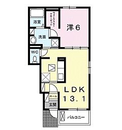 間取図画像 1LDK