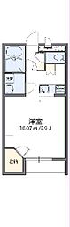 レオパレスエアリーコート 1Kの間取図画像