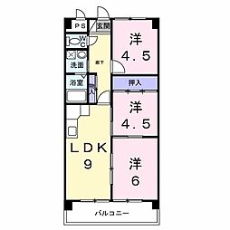 間取図画像 3DK