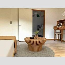 多摩都市モノレール 多摩動物公園駅 徒歩12分の賃貸アパート 1階ワンルームのリビング/ダイニング