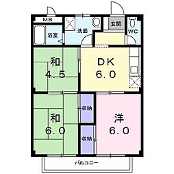 間取図画像 3DK